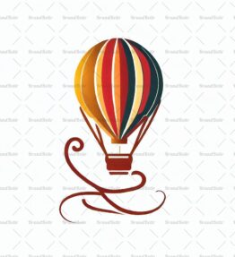 Reisender Heißluftballon